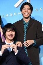 横浜流星（左）と山田裕貴（右）。