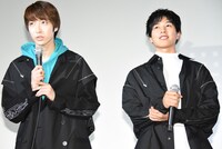 「EVEN～君に贈る歌～」初日舞台挨拶の様子。