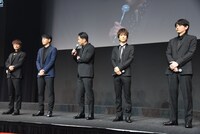左から白濱亜嵐、山下健二郎、EXILE HIRO、岩田剛典、青柳翔。