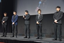 左から白濱亜嵐、山下健二郎、EXILE HIRO、岩田剛典、青柳翔。