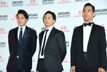 左から鈴木伸之、橘ケンチ、小林直己。