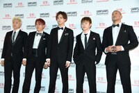 左からGENERATIONS from EXILE TRIBEの小森隼、中務裕太、片寄涼太、佐野玲於、関口メンディー。
