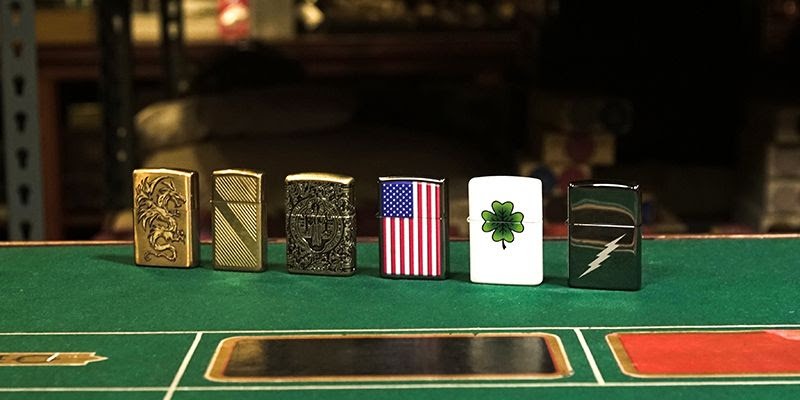 今後販売される予定のジッポーライター。