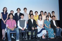 「名前」プレミア上映舞台挨拶の様子。