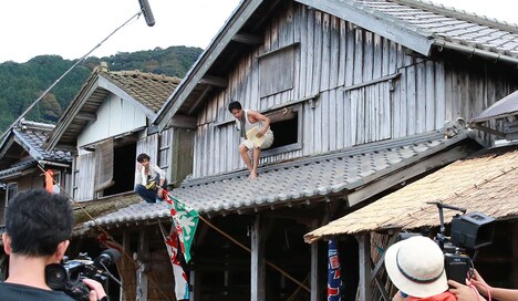 「菊とギロチン」メイキング写真