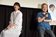 左から夏帆、瀬々敬久。