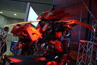 タカラトミーブース「ゾイドワイルド」コーナーの様子。