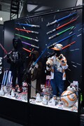 タカラトミーブース「スター・ウォーズ」コーナーの様子。