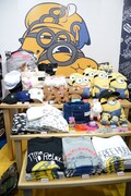 タカラトミーブース「ミニオンズ」コーナーの様子。