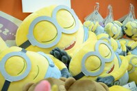 タカラトミーブース「ミニオンズ」コーナーの様子。