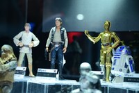 バンダイブースのS.H.Figuartsコーナーの様子。