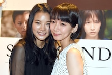 左から織田梨沙、吉岡里帆。