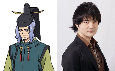 左から藤原頼信、野村勝人。