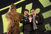 「ハン・ソロ／スター・ウォーズ・ストーリー」ジャパンプレミアに登壇したミキ。