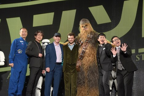 「ハン・ソロ/スター・ウォーズ・ストーリー」ジャパンプレミアの様子。