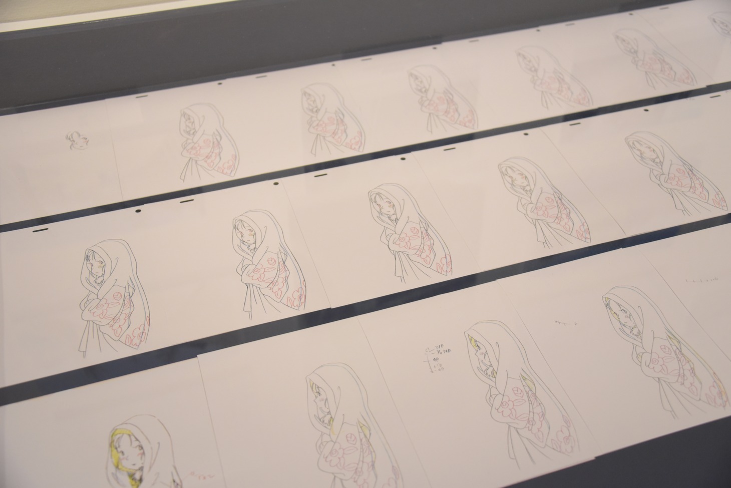 「この世界の片隅に」展示の様子。