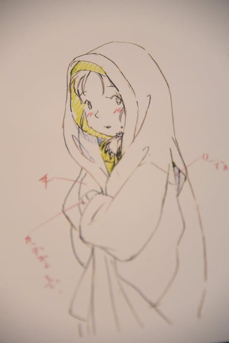 「この世界の片隅に」展示の様子。