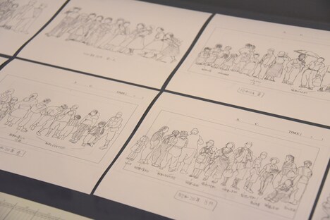 「この世界の片隅に」展示の様子。