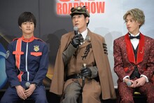 左から結木滉星、田中直樹、伊藤あさひ。