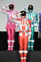 「快盗戦隊ルパンレンジャーVS警察戦隊パトレンジャー en film」製作発表会見の様子。