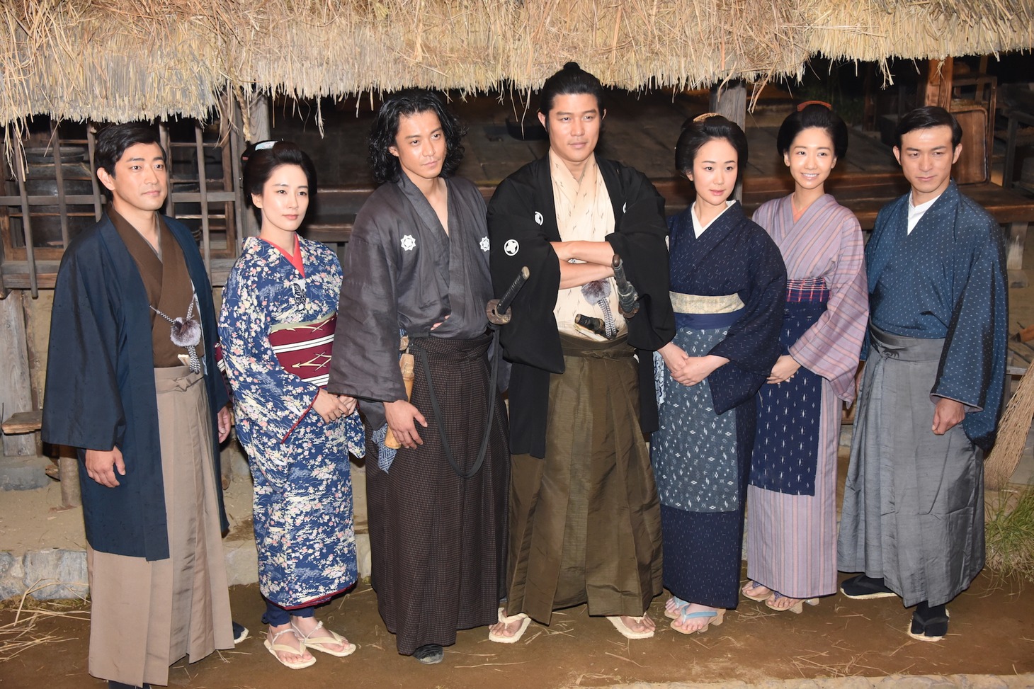 「西郷どん」取材会の様子。