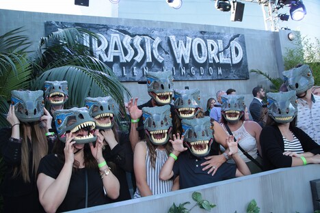 「ジュラシック・ワールド／炎の王国」LAプレミアの様子。