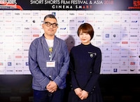 左から豊島圭介、織田奈那。