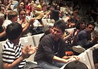 アヌシー国際アニメーション映画祭の舞台挨拶に登壇した高坂希太郎。