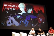 湯浅政明が参加したアヌシー国際アニメーション映画祭2018マスタークラスの様子。