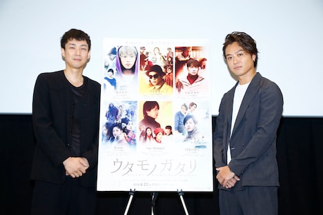 左から松永大司、TAKAHIRO。