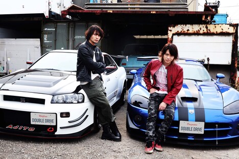 「ダブルドライブ ～狼の掟～」「ダブルドライブ ～龍の絆～」ビジュアル