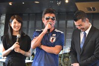 左から飛鳥凛、小沢仁志、真喜志一星。