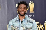 2018 MTV Movie & TV Awardsに出席したチャドウィック・ボーズマン。(写真提供:Abaca Press / Hahn Lionel / Abaca / Sipa USA / Newscom / ゼータ イメージ)