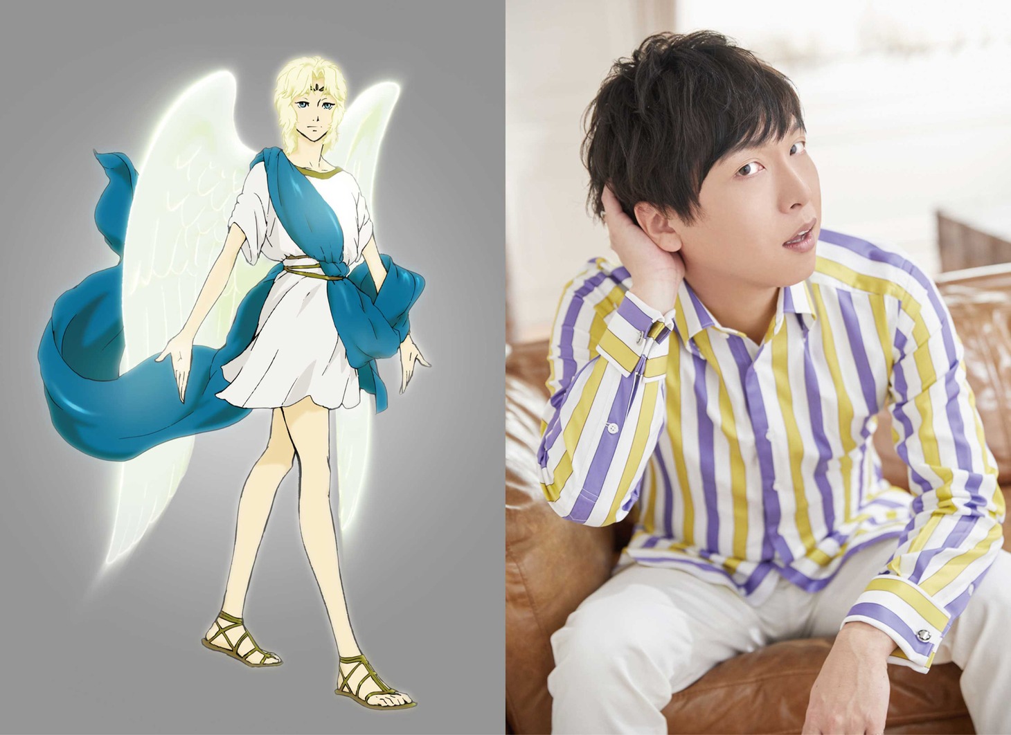 左からエロス、立花慎之介。
