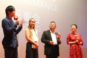 第21回上海国際映画祭で行われた「キスできる餃子」イベントの様子。
