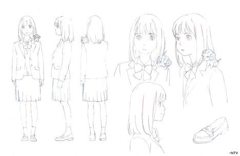 「金曜ロードSHOW!」新オープニングに登場する「女の子」（制作中）。(c)NTV