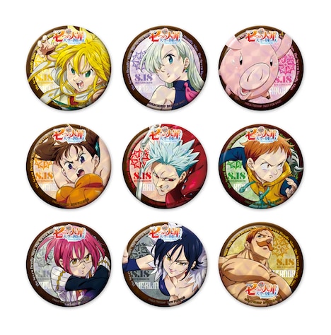 前売り特典第3弾となる「キラキラ缶バッジ」。