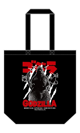 「ゴジラ特別展 in 台湾」で販売されるトートバッグ（890台湾ドル）のイメージ画像。