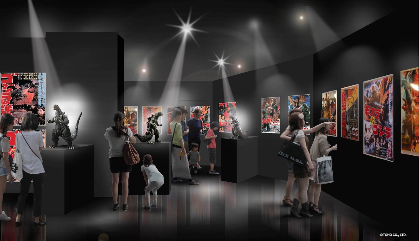 「ゴジラ特別展 in 台湾」展示イメージ