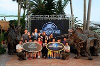 「ジュラシック・ワールド／炎の王国」スペシャルイベントの様子。