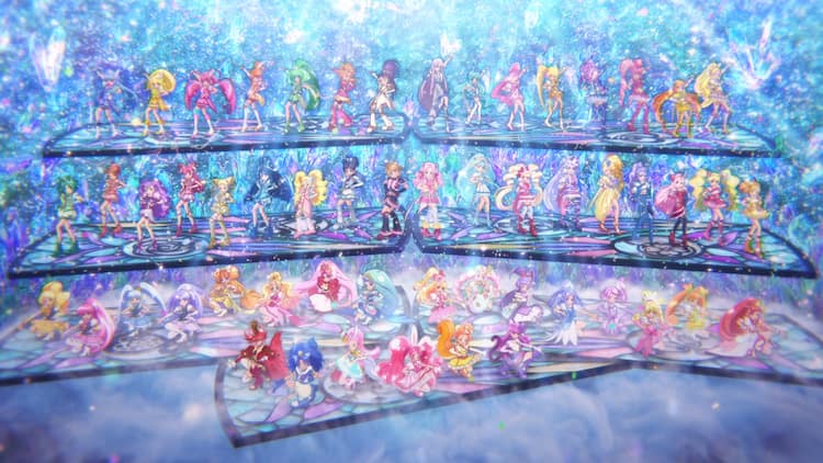 プリキュア歴代55人が踊る 秋映画のエンディングダンス映像を Hugプリ で放送 映画ナタリー