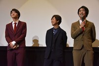 左から岐洲匠、神谷浩史、南圭介。