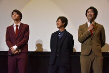 左から岐洲匠、神谷浩史、南圭介。