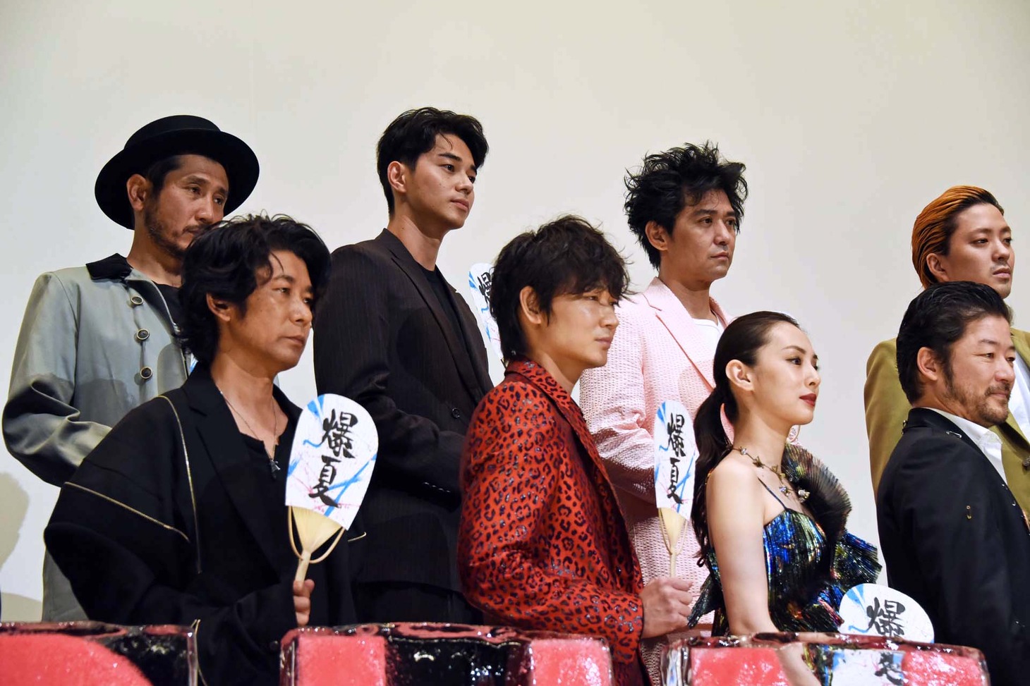 「パンク侍、斬られて候」初日舞台挨拶の様子。