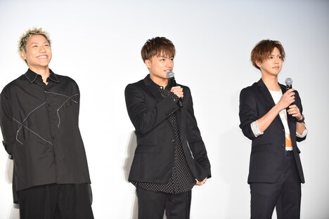 左から小森隼、白濱亜嵐、片寄涼太。