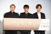 左から小森隼、白濱亜嵐、片寄涼太。