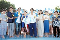 「青夏 きみに恋した30日」完成記念イベントの様子。