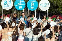 「青夏 きみに恋した30日」完成記念イベントの様子。