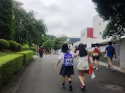 オープンキャンパスの様子。