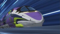 第17話に登場した「500 TYPE EVA」。(c)プロジェクト シンカリオン・JR-HECWK/超進化研究所・TBS　(c)カラー